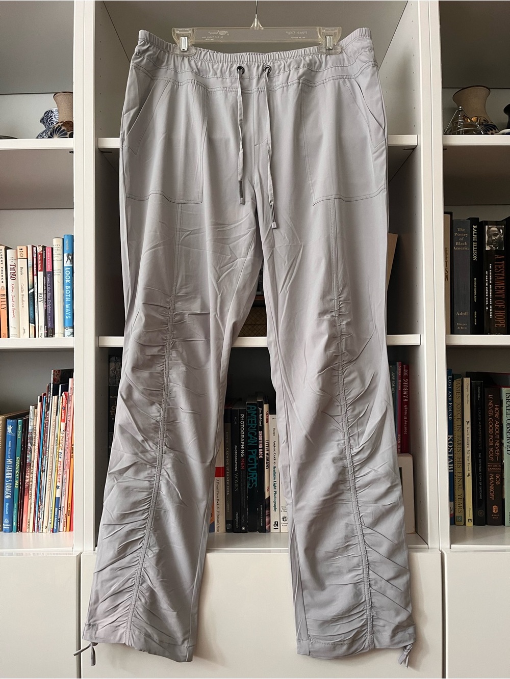 XCVI Wearables Jules Active Ruched Drawstring Stretch Pants, L